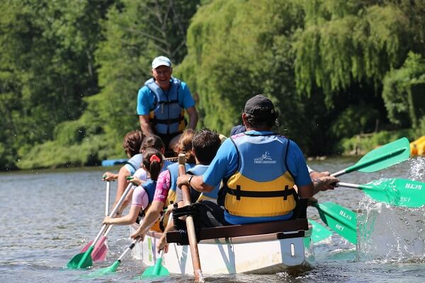 Dragon boat activités originales groupes amis famille Thury Plein Air Thury-Harcourt Suisse Normande