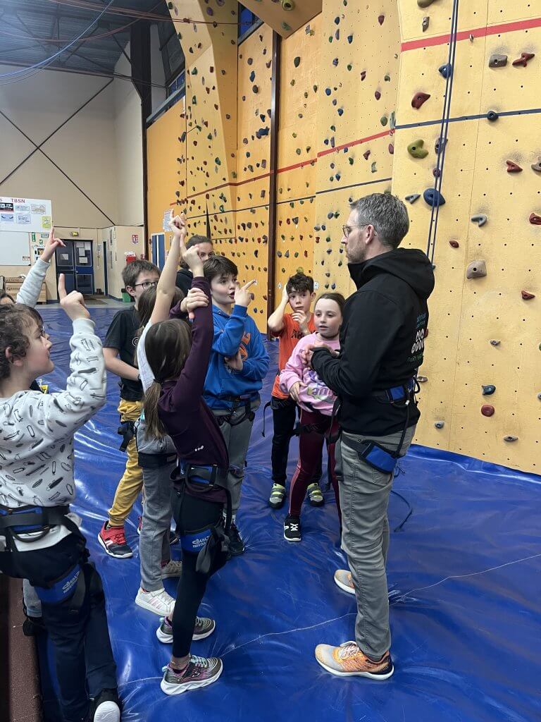 apprentissage sport escalade